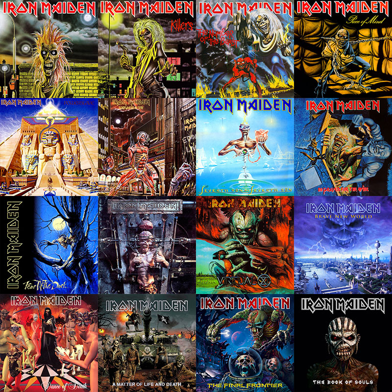 Iron Maiden - Diskografija - Studijski albumi
